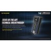 LED kľúčenka/ baterka Nitecore T4K 4000lm, vstavaný aku. Li-ion 1000mAh 3,6V, USB-C nabíjateľnáČierna