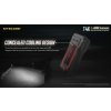 LED kľúčenka/ baterka Nitecore T4K 4000lm, vstavaný aku. Li-ion 1000mAh 3,6V, USB-C nabíjateľnáČierna