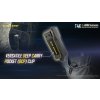 LED kľúčenka/ baterka Nitecore T4K 4000lm, vstavaný aku. Li-ion 1000mAh 3,6V, USB-C nabíjateľnáČierna