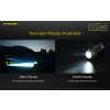 LED kľúčenka/ baterka Nitecore TUP 1000lm, vstavaný aku. Li-ion 1200mAh 3,6V, Micro-USB nabíjateľná Čierna