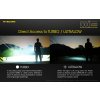LED kľúčenka/ baterka Nitecore TUP 1000lm, vstavaný aku. Li-ion 1200mAh 3,6V, Micro-USB nabíjateľná-Strieborná