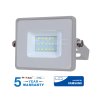 LED reflektor V-TAC 10W, 800lm, SAMSUNG CHIP Slim biely - 5 ROČNÁ ZÁRUKA!