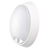 LED svietidlo okrúhle prisadené s pohyb. senzorom, čierny/ biely rémik, 14W 1000lm, Neutrálna biela