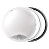 LED svietidlo okrúhle prisadené s pohyb. senzorom, čierny/ biely rémik, 14W 1000lm, Neutrálna biela