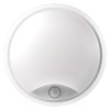 LED svietidlo okrúhle prisadené s pohyb. senzorom, čierny/ biely rémik, 14W 1000lm, Neutrálna biela