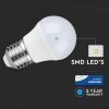 LED žiarovka E27 5,5W 470lm G45 SAMSUNG CHIP - 5 ROČNÁ ZÁRUKA!