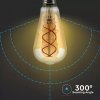 LED žiarovka E27 5W 300lm ST64 Amber cover