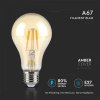 LED žiarovka E27 8W 720lm A67 Amber cover
