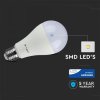 LED žiarovka V-TAC E27 6,5W, 806lm, A60, SAMSUNG CHIP - 5 ROČNÁ ZÁRUKA!