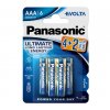 Mikrotužková AAA alkalická batéria Panasonic EVOLTA, balenie 4+2ks zadarmo