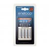 Nabíjačka Panasonic BQ-CC55E (3 farebná LED kontrolka nabíjania) + 4xAA Eneloop Ni-MH aku. 2000mAh