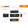 Nabíjateľná LED Baterka Acebeam EC65, 4x Nichia 90+ CRI + Li-ion aku. IMR 21700 5100mAh, USB nabíjateľná