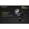 Nabíjateľné LED bicyklové svietidlo Nitecore BR35, Praktik Set