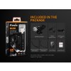 Nabíjateľné LED bicyklové svietidlo Fenix BC25R Praktik Set