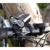 Predné LED bicyklové svietidlo SolarStorm X5 1200lm, CW-Studená biela, nabíjateľný Praktik Set