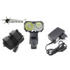 Predné LED bicyklové svietidlo SolarStorm X5 1200lm, CW-Studená biela, nabíjateľný Praktik Set