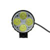 Predné LED bicyklové svietidlo SolarStorm X6 DW (Denná biela)1800lm+batériový pack Samsung 5200mAh 8,4V