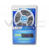 Set LED pás V-TAC SMD 5050, 5m, RGB, 10W/m, 1000lm/m, 60LED/m, IP20 + adaptér 230V/12V a IR ovládač (2120+3239+3625)
