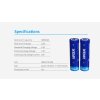 XTAR 21700 5000mAh 10A 3,6V, chránený