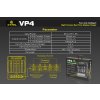 Xtar VP4 inteligentá rýchlonabíjačka + Autoadaptér