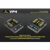 Xtar VP4 inteligentá rýchlonabíjačka + Autoadaptér