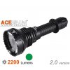 LED Baterka Acebeam L19 2.0 (Zelená OSRAM NM1 LED) 2200lm + USB-C nabíjateľný Li-ion aku. IMR 21700 5100mAh 15A 3,7V