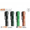 LED Baterka Acebeam Defender P15 + 1x IMR 18650 3100mAh 15A 3,6V, Magnetické-USB nabíjanie