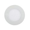 Mini LED panel okrúhly Premium zapustený 18W, 6400K, 1500lm, VT 1807 (V TAC) (1)