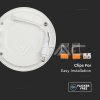 Mini LED panel okrúhly Premium zapustený 18W, 6400K, 1500lm, VT 1807 (V TAC) (7)