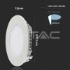 Mini LED panel okrúhly Premium zapustený 18W, 6400K, 1500lm, VT 1807 (V TAC) (8)