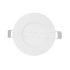 Mini LED panel okrúhly Premium zapustený 3W, 6000K, 210lm, VT 307 (V TAC) (1)