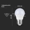 Žiarovka LED PRO E27 4,5W, 4000K, 470lm, G45 VT 246 (V TAC) (5)