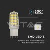 Žiarovka LED PRO G9 3W, 6400K, 300lm, VT 204 (V TAC) (4)