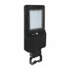 Pouličné LED svietidlo solárne HL 40W, 4000K, 4800lm, čierne VT-ST42 (V-TAC)