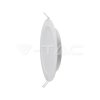 Mini LED panel okrúhly Backlit 18W, 6500K, 1980lm, VT 61018 RD (V TAC) (1)