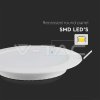 Mini LED panel okrúhly Backlit 6W, 6500K, 6600lm, VT 61006 RD (V TAC) (4)