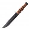 KA BAR USMC Fixed Blade Knife Leather Sheath, straight edge 1217 (1)