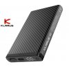 Power bank Klarus K5, Li-ion 10000mAh 5V-3,1A (22,5W MAX)Carbon Fiber