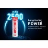 Nabíjateľný 4x akumulátor XTAR AA Ni MH 2500mAh 1,2V+púzdro (5)