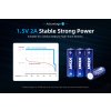Nabíjateľný 4x akumulátor XTAR AA Li ion 4150mWh 2500mAh 1,5V, chránený+púzdro (3)