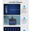 Nabíjateľný 4x akumulátor XTAR AA Li ion 4150mWh 2500mAh 1,5V, chránený+púzdro (6)