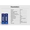 Nabíjateľný 4x akumulátor XTAR AA Li ion 4150mWh 2500mAh 1,5V, chránený+púzdro (13)