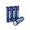Nabíjateľný 4x akumulátor XTAR AA CLR 4300 Li ion 2700mAh 1,5V 2,5A, chránený + Púzdro