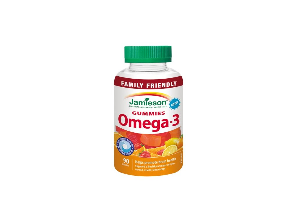 Jamieson Omega-3 Gummies 90 želé pastiliek | iliek.sk