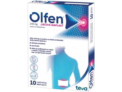 Olfen 140 mg liečivá náplasť 10 ks
