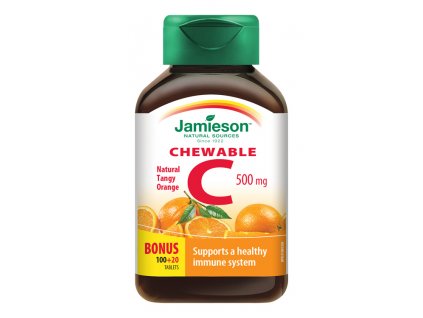 Jamieson Vitamín C 500 mg pomaranč 120 tabliet
