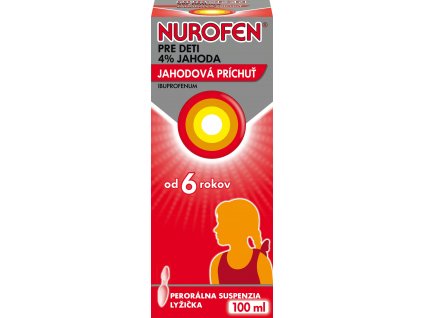 Nurofen sirup 4% jahoda od 6 rokov 100 ml