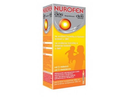 Nurofen sirup pre deti jahoda 200 ml