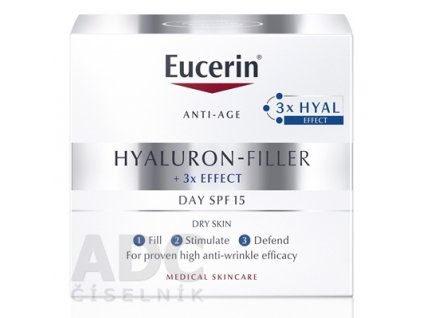 Eucerin Hyaluron-Filler + 3x EFFECT Denný krém SPF 15 pre suchú pleť