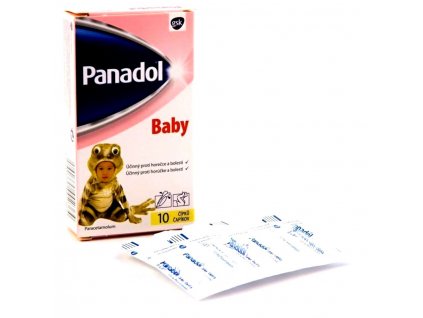 Panadol Baby čapíky 10 x 125 mg